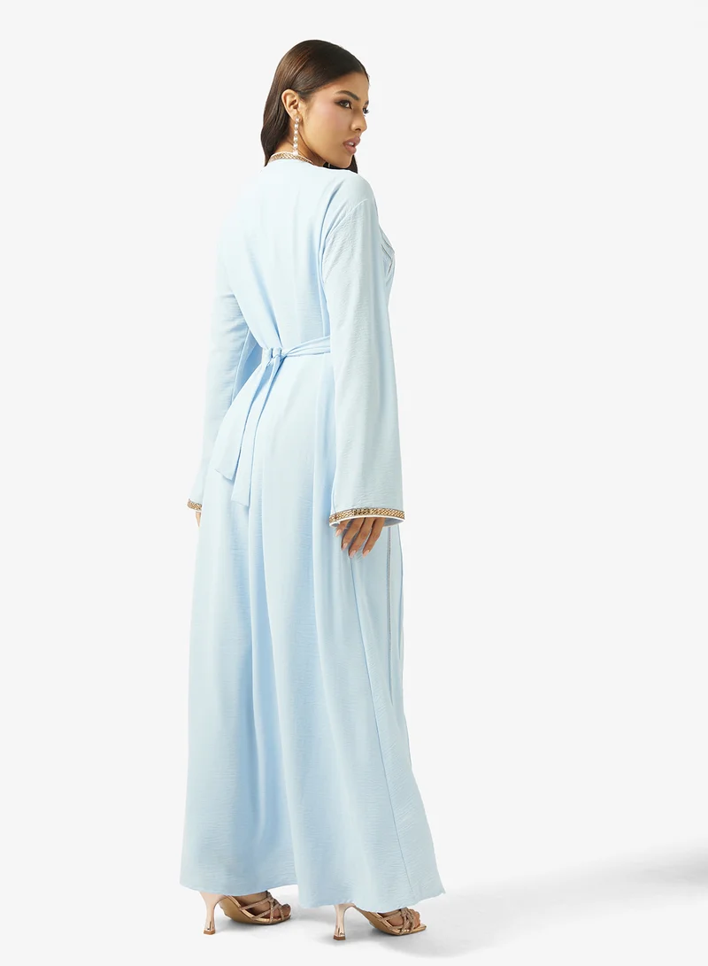 ARABIAN CLOSET LADIES ABAYA 2 PIECE WITH BELT